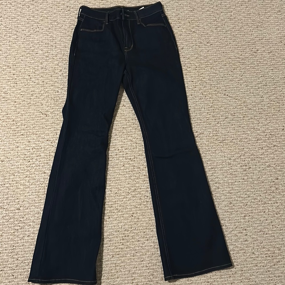 Super high rise Old Navy flare jeans